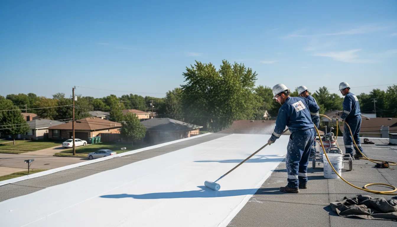 Commercial roof coating in Farmington, CT near me